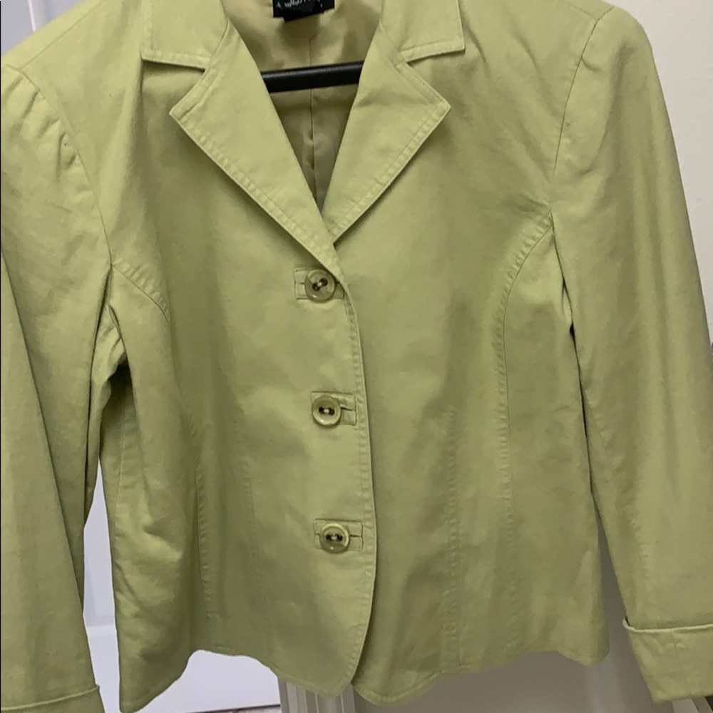 Linen & Rayon light green Blazer